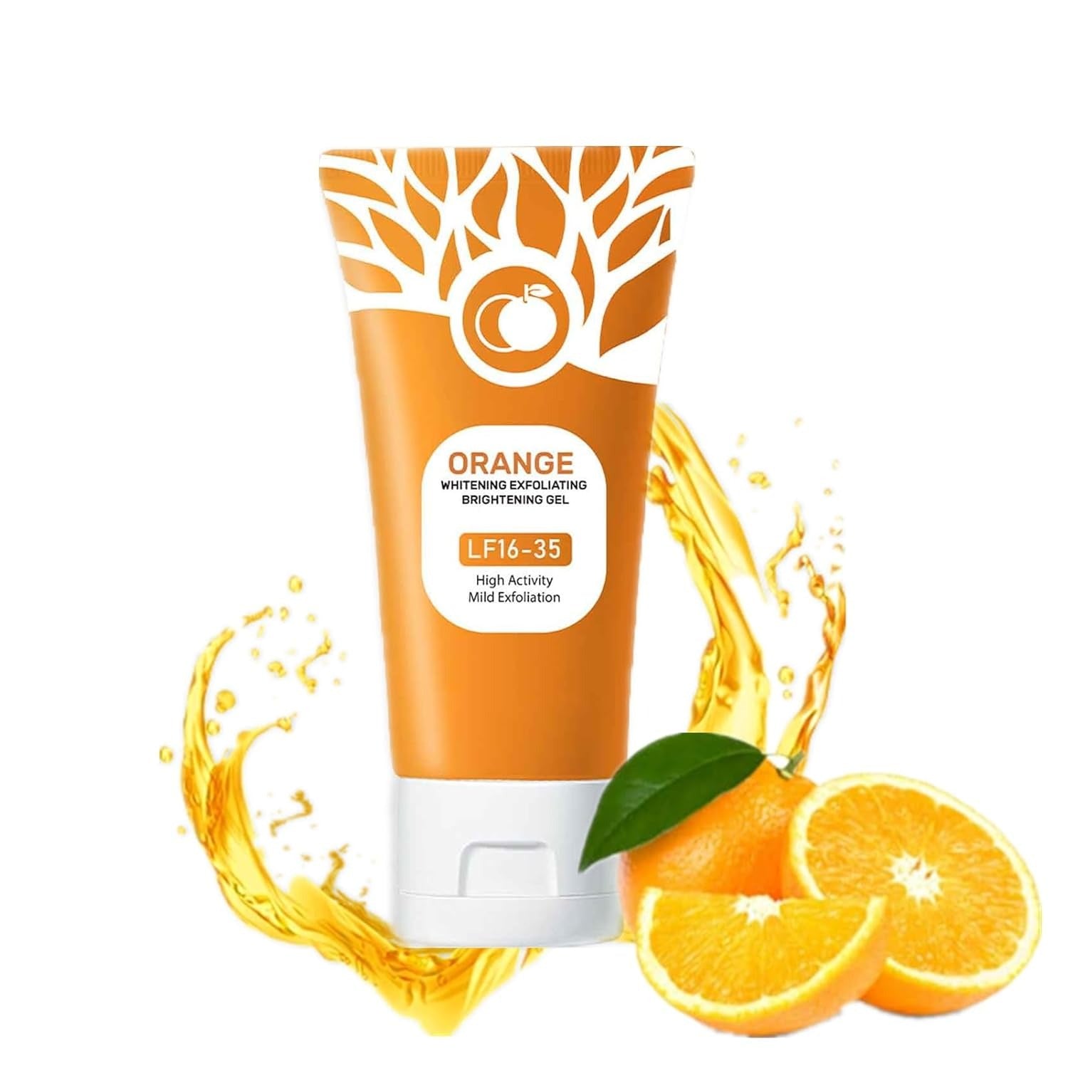 Orange Exfoliating Gel – Gentle Deep Cleansing for Face & Body 🍊✨