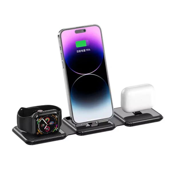 3-in-1 Foldable Magnetic Wireless Charger